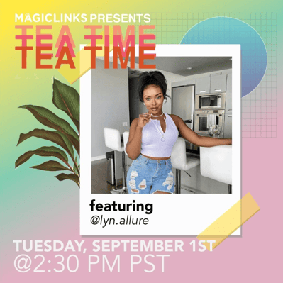 Graphic Tea Time with @lyn.allure Sept 1st